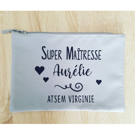Pochette personnalisée "Super Maîtresse"