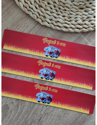 Thème Anniversaire Pompier – Camions...