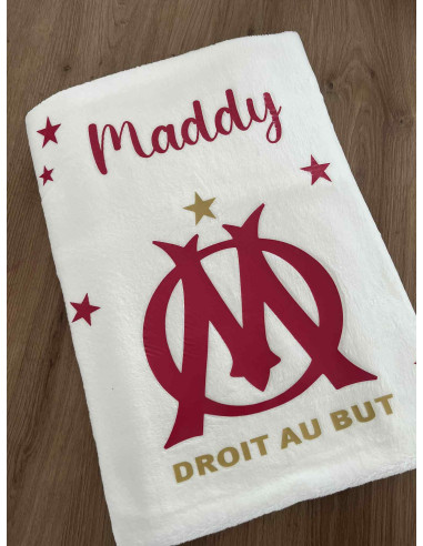 Couverture Plaid polaire blanc –...