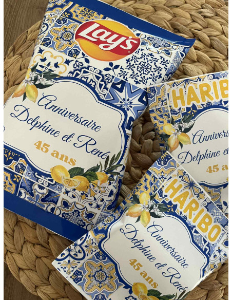 Thème Dolce Vita Citron – Anniversaire Méditerranéen Personnalisé