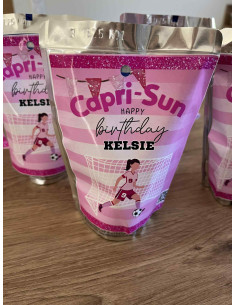 Thème Football Rose et Blanc 2