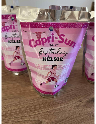 Thème Football Rose et Blanc