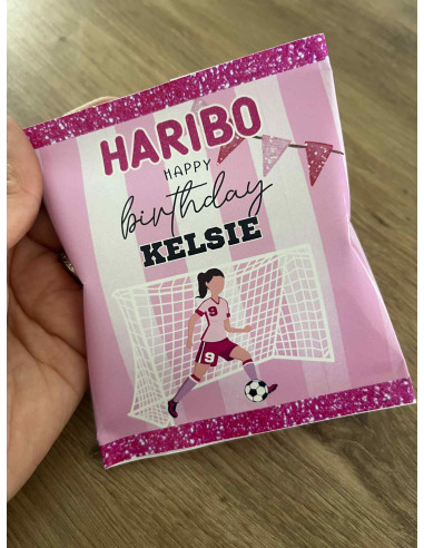 Thème Football Rose et Blanc