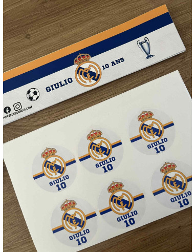 Thème anniversaire Football Real Madrid