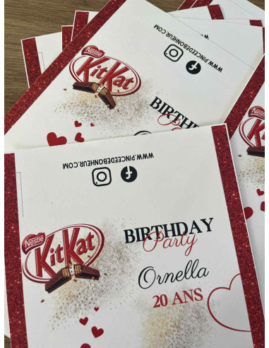 Thème Birthday party motif coeurs