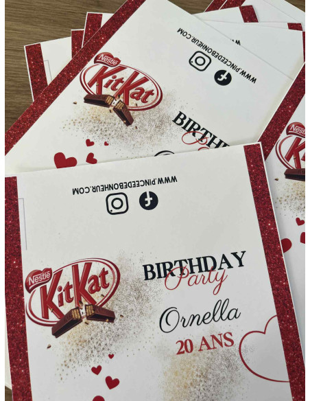 Thème Birthday party motif coeurs