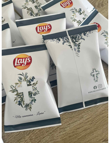 Thème baptême & communion feuillage