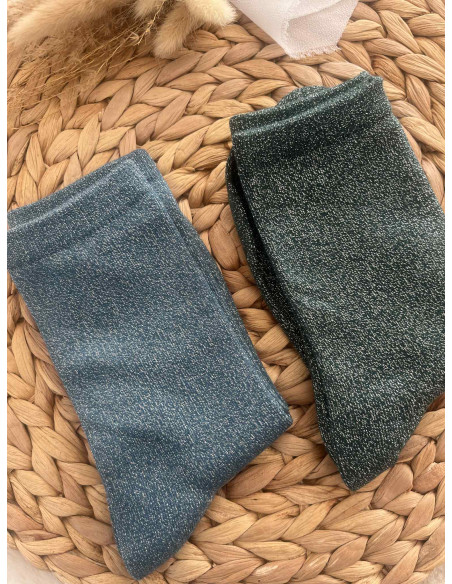 🎀 Chaussettes à paillettes – Pink October – Collection Octobre Rose 💖✨