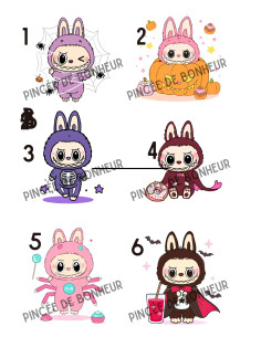 🎃 Sacs Halloween Labubu 2