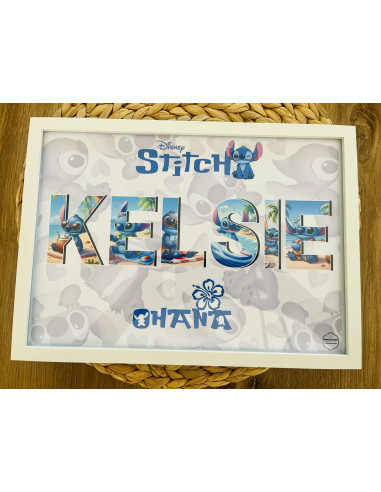 💙 Affiche personnalisée Stitch –...