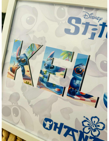 💙 Affiche personnalisée Stitch –...