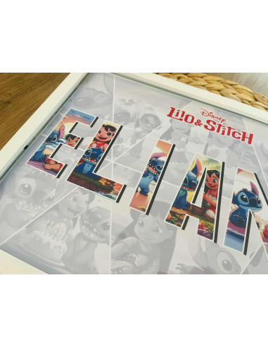 💙 Affiche personnalisée Lilo & Stitch...