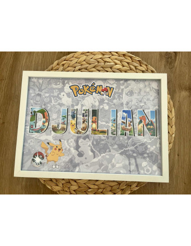 ⚡ Affiche personnalisée Pokémon –...