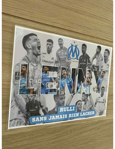 ⚽ Affiche personnalisée OM – Joueur...