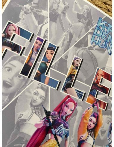 🎶 Affiche personnalisée K-Pop Demon...