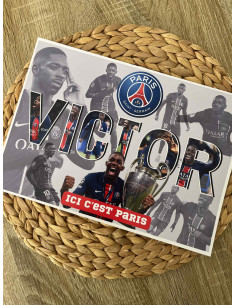 ⚽ Affiche personnalisée PSG...