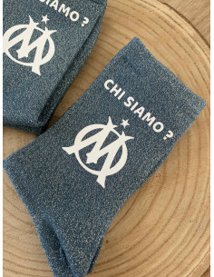 ⚽ Chaussettes pailletées OM... 2