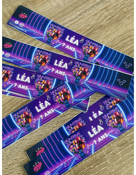 🎉 Thème Anniversaire K-Pop Démon Hunter – Décorations & Gourmandises personnalisées 💜⚡