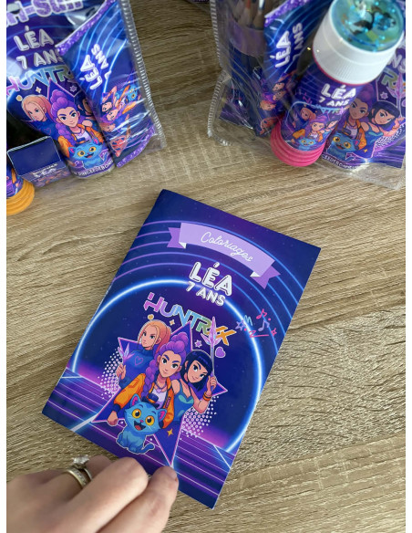 🎉 Thème Anniversaire K-Pop Démon Hunter – Décorations & Gourmandises personnalisées 💜⚡