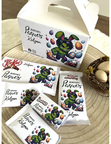 Box Chocolats Personnalisée  – Anniversaire, Pâques