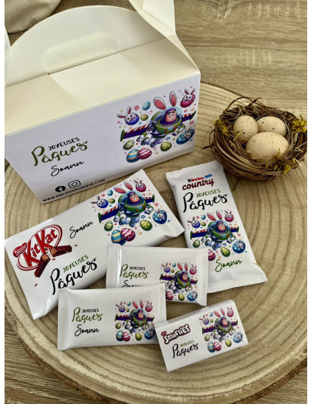 Box Chocolats Personnalisée  – Anniversaire, Pâques