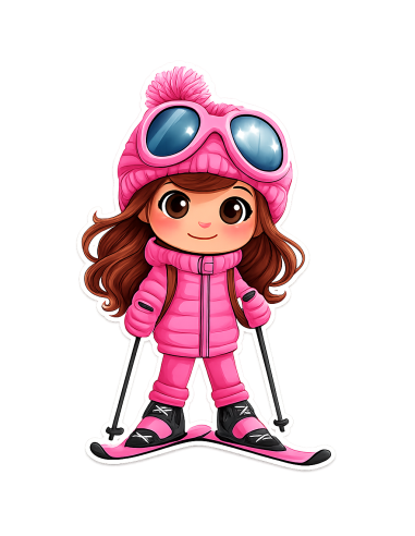 Pochon ski personnalisé – Cadeau...