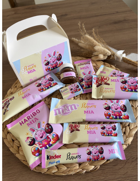 Box Chocolats Personnalisée  – Anniversaire, Pâques