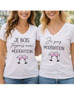 Pack T-shirts Femme Duo "Je...