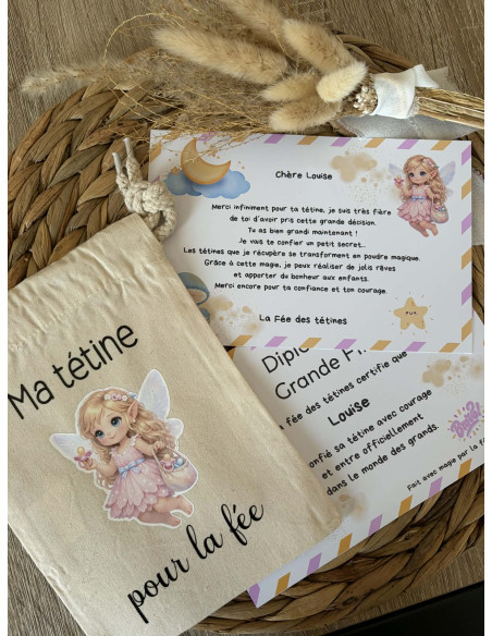 Le pochon de la Fée des tétines – personnalisé