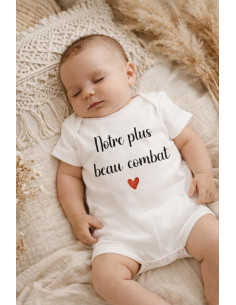 Body bébé “Notre plus beau...