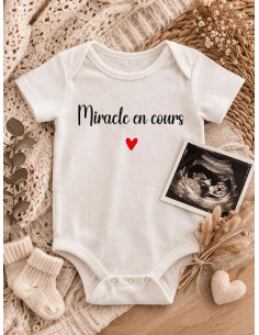 Body bébé “Miracle en cours”