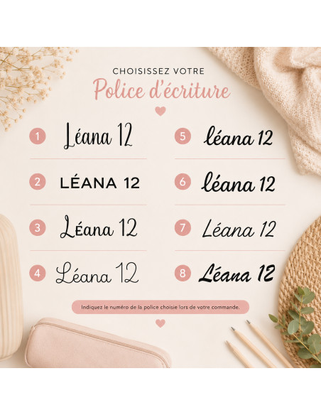 Sticker prénom personnalisé | Autocollant prénom gourde, boîte à goûter, trousse, école, crèche | Vinyle personnalisé enfant