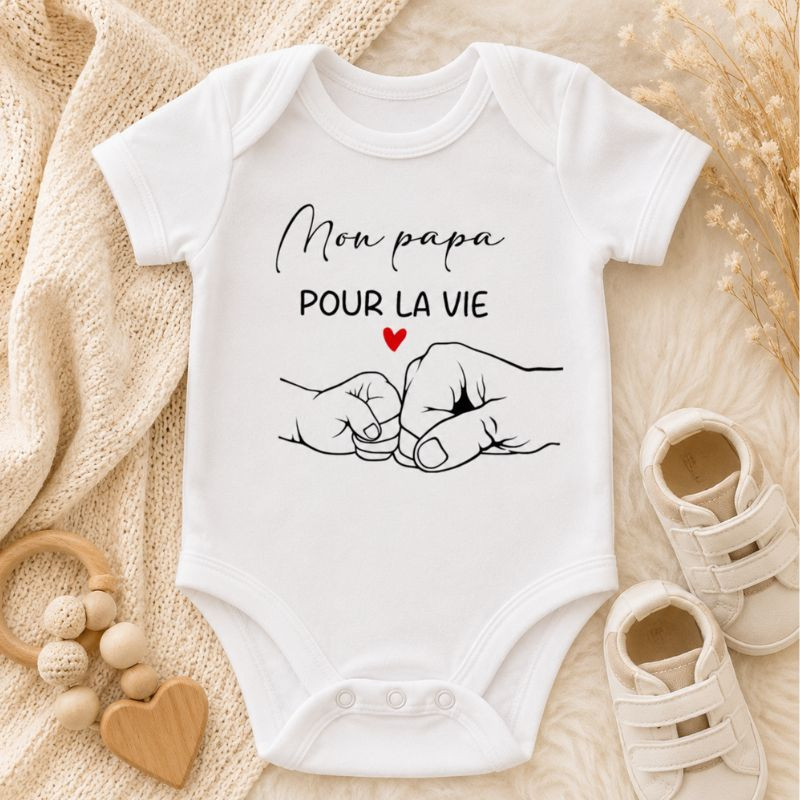 Body bébé personnalisé « Mon papa...