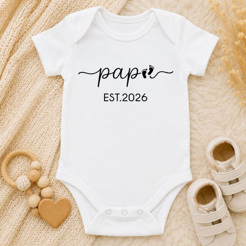 Body bébé personnalisé « Papa EST. »
