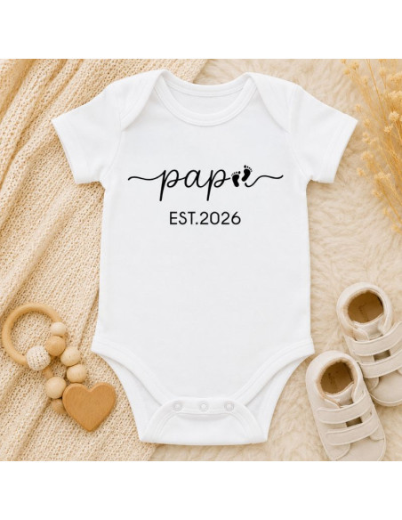 Body bébé personnalisé « Papa EST. »