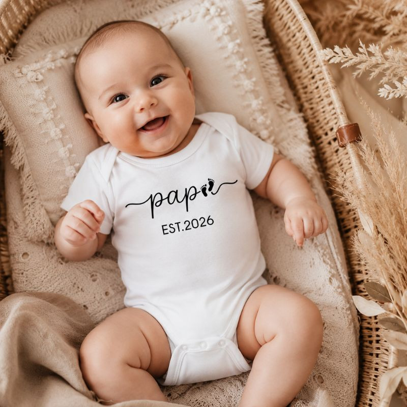 Body bébé personnalisé « Papa EST. »