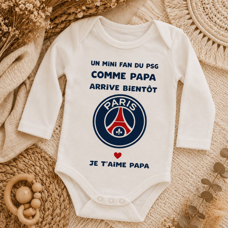 🎉 Body bébé personnalisé Mini fan –...