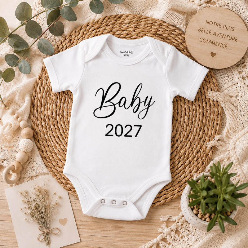 Body bébé "Baby" personnalisé avec...