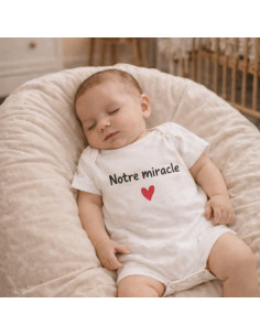 Body bébé " Notre miracle" 2