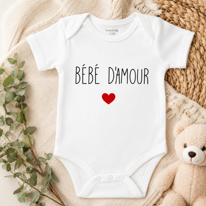 Body bébé « Bébé d'Amour »