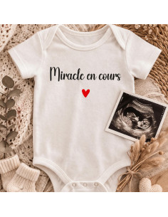 Body bébé “Miracle en cours”