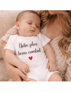 Body bébé “Notre plus beau...