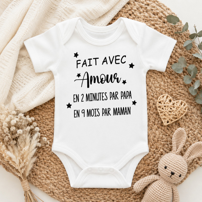Body Fait avec amour par maman et papa