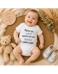 Body bébé "Marre du lait,...