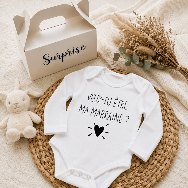 Boîte surprise avec body bébé –...
