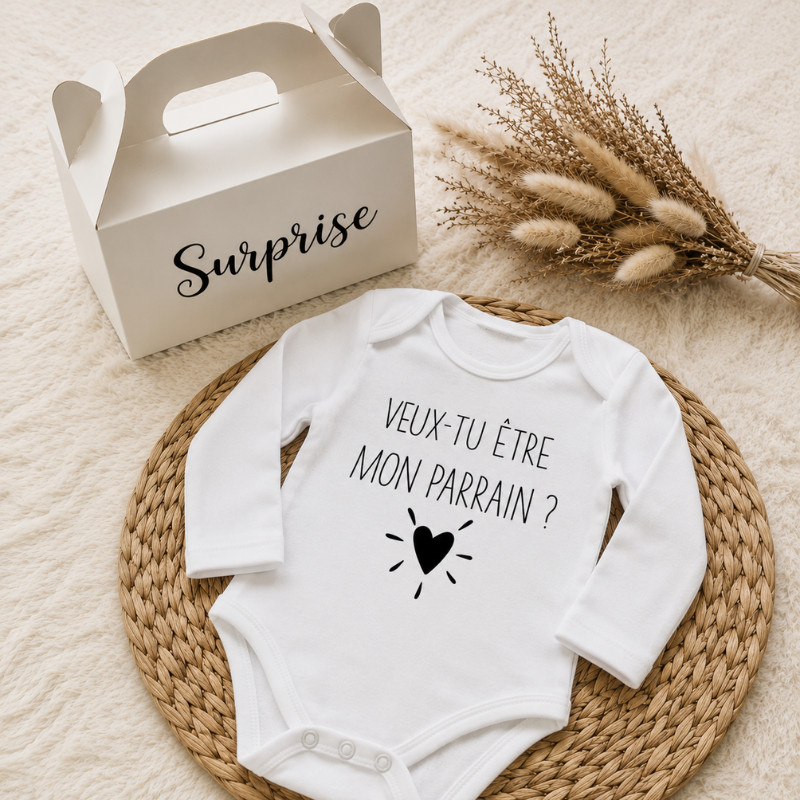 Boîte surprise avec body bébé –...