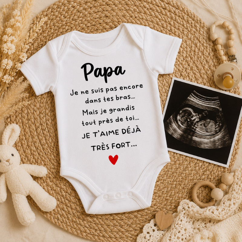 Body bébé annonce grossesse – Papa,...