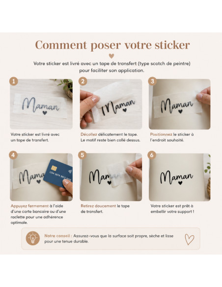 Sticker personnalisé avec prénom