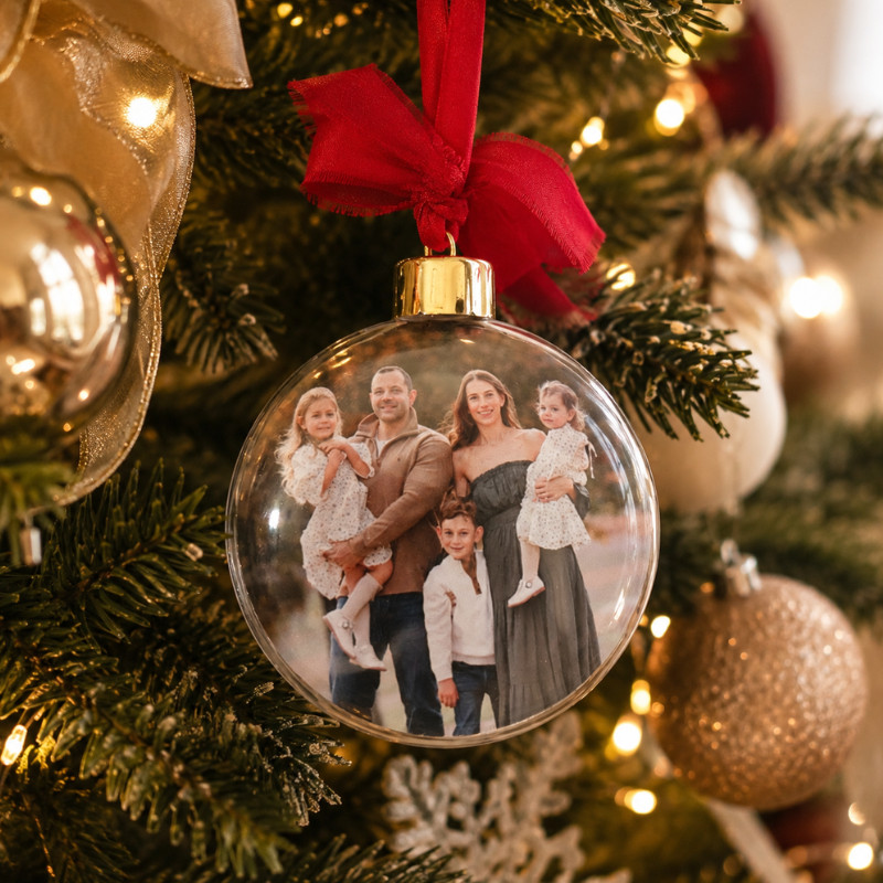 Boule de Noël personnalisée avec...