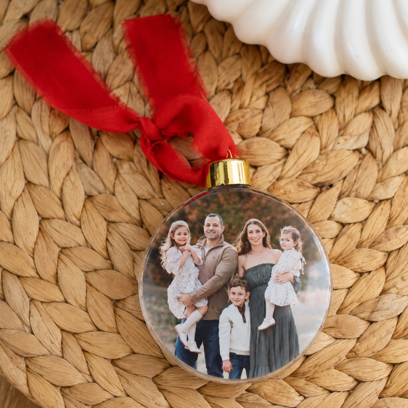 Boule de Noël personnalisée avec...